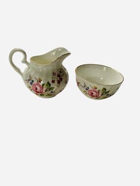 Royal Patrician Fine Bone China Sugar Creamer Set Staffordshire England